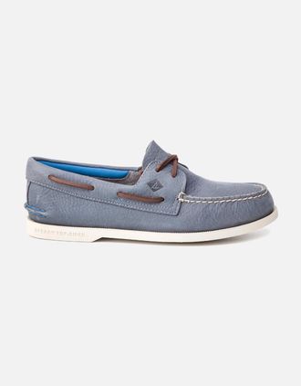 Sperry Top-Sider Mens Authentic Original Plush Washable Boat Shoe - Blue - Size: 10