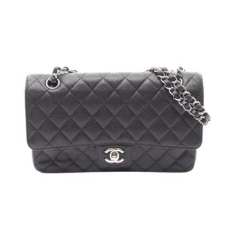 Chanel Pre-owned Vintage Schoudertas - Dames - Pre-owned - Zwart - Maat: ONE Size Leer