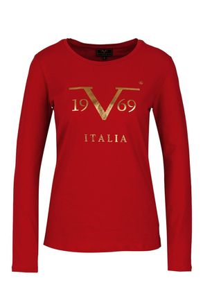 19V69 Womens Sweater Red CATERINA RED Cotton - Size Medium