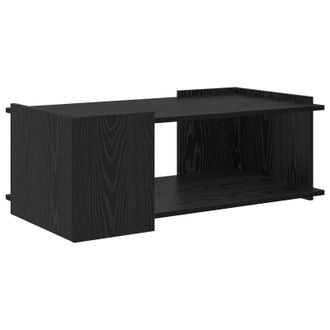 vidaXL Mesa De Caf&eacute; Roble Negro 90 X 50 X 33 Cm Madera De Ingenier&iacute;a Vidaxl