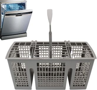 OEM Cesta Para Utensilios De Lavavajillas - Organizador De Cubiertos Para Lavavajillas Bandeja Antiadherente Para El Hogar, La Cocina, El Comedor Y El Hot