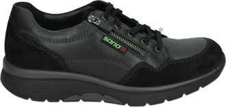Mephisto Alek Velours - Heren - Sneakers - Zwart - 39 EU - Leer - Schoenen