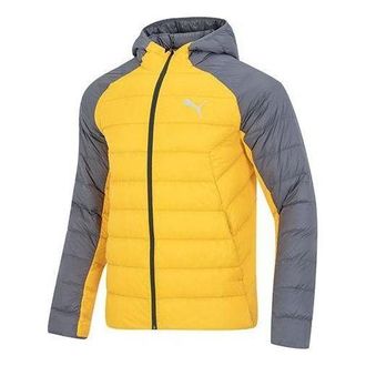 Puma PwrWarm PackLite Hd Jacket Logo Yellow 672911-39