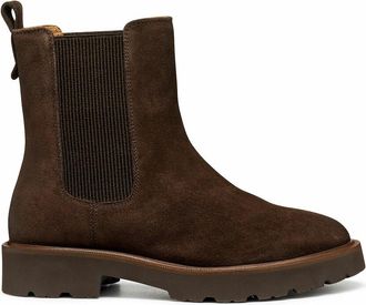 Geox Halfhoge ademende su&egrave;de laarzen Norize