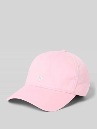 Barbour Basecap aus reiner Baumwolle Modell CASCADE in Pink, Gr&ouml;&szlig;e 1