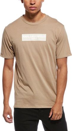 Karl Lagerfeld Karl Lagerfeld Rubberized Textured T-Shirt