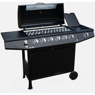 Sweeek Barbecue a gas con 7 bruciatori di cui 1 laterale