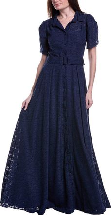 Rene Ruiz Jacquard Shirt Gown