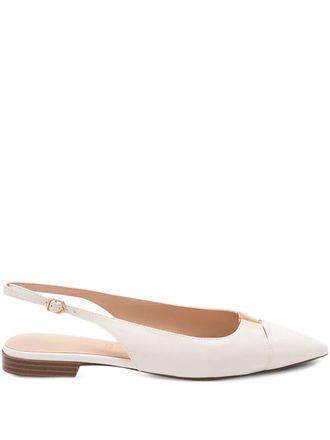 Twin-Set pointed slingback pumps - Neutrals
