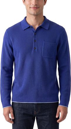 N.Peal N. PEAL Ribbed 100% Cashmere Polo Shirt