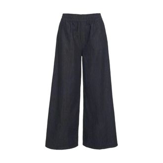 Dondup Wide Trousers, female, Blue, Size: W26 Roos Wide Trousers