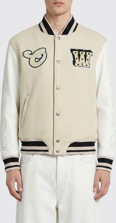 Off-white Giacca varsity Off-White in misto lana