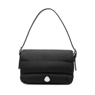 Moncler Caradoc Schoudertas - Dames - Tassen - Zwart - Maat: ONE Size Katoen