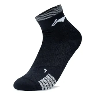 Li-Ning Logo Mid Cut Socks Black AWST007-1