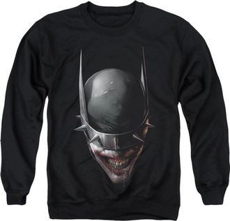 Gildan Batman Who Laughs Head Adult Crewneck Sweatshirt