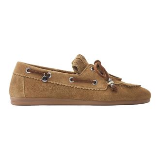 VIA VAI Schoenen, Dames, Groen, 41 EU, Leer, June Loua Mocassins