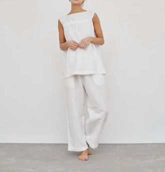 Care By Me Cecilie Top In White