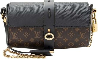 Louis Vuitton Black Monogram Canvas & Epi Leather Glasses Case Bag (Authentic Pre-Loved)