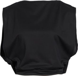 Jacquemus Le Moisson Draped Paper Jersey Apron Top in Black at Nordstrom, Size X-Small