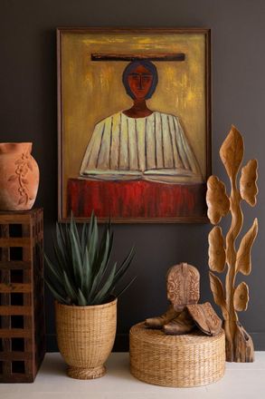 Kalalou Framed Painting Southwest Woman
