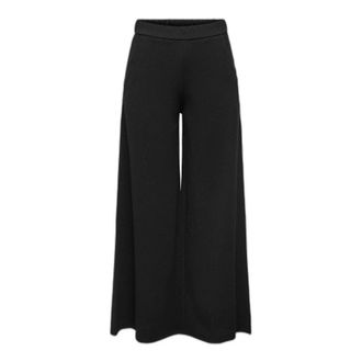 Jacqueline de Yong JACQUELINE de YONG, Wide Trousers, female, Black, Size: XL L32 Black Palazzo Pants Spring/Summer Collection