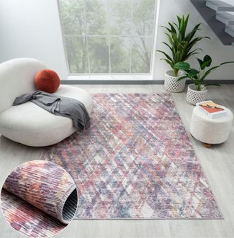 My Flair Teppich »Diana« rechteckig 10 mm Höhe bedruckt, modernes Design, In- & Outdoor geeignet, waschbar