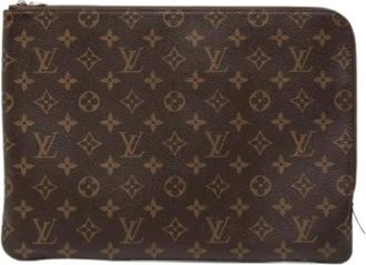 Louis Vuitton Pre-owned Clutches, female, Brown, Size: ONE SIZE Pre-owned M43443 Clutch bag