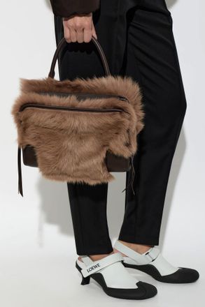 Loewe Amazona 180 Medium Handbag, Womens, Brown