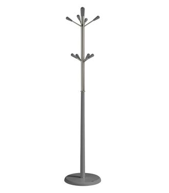 HERDASA Herdasa - Perchero Moderno Mod. 414 Herrajes Cromo Satinado Lacado Gris, 180 Cm(alto)37 Cm(ancho)37 Cm(largo)