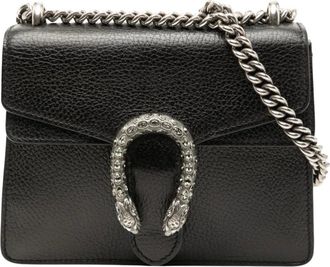 Gucci Pre-owned Shoulder Bags, female, Black, Size: ONE SIZE Pre-owned Shoulder Bag with Chain Strap