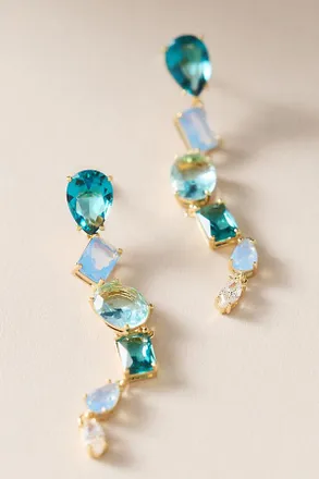 Nadri Palm Springs Linear Drop Earrings