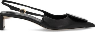 Jacquemus Les Slingbacks Duelo Lamb Leather Pumps