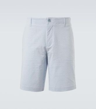 Vilebrequin Brad striped seersucker Bermuda shorts