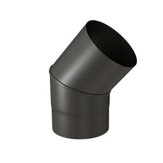 TEN Codo De 45&deg; Email Negro Mate D139