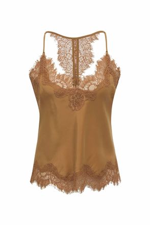 Gold Hawk Womens Lucy Crop Cami In Bronze