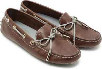 Tod's Mocassini Gommino con fiocco - Marrone