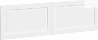 vidaXL Cabecero Montada En La Pared Utrecht Blanco Brillante Vidaxl