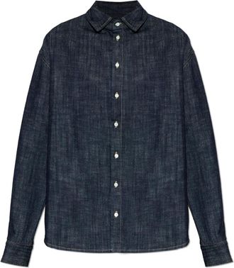 Jacquemus Simon Denim Shirt - Heren - Spijkeroverhemden - Blauw - M - Denim - Overhemden