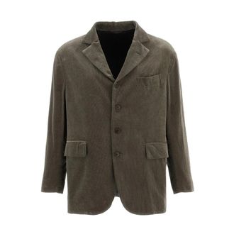 Kaptain Sunshine Giacca 4 Bottoni in Velluto a Coste di Cotone - - Jackets - Uomo - Marrone - M