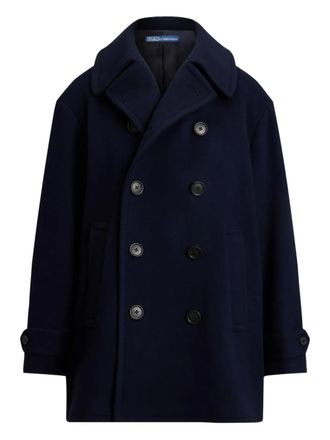 Polo Ralph Lauren double-breasted wool peacoat - women - Wool - 2 - Blue
