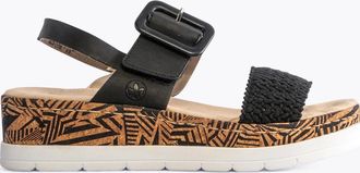 Rieker Womens Rieker V3950-00 Womens Sandals Black - Size: 7.5