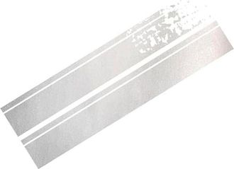 OEM Bandas Decorativas - Foliatec - 33953 - Plateado Cromado Mate - 22 X 150 Cm - Instalaci&oacute;n F&aacute;cil