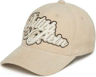 Philipp Plein Corduroy Cap Signature Unisex in Beige at Nordstrom, Size 00