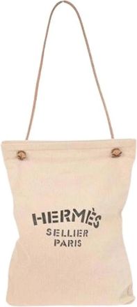 Herm&egrave;s Pre-owned Tote Bags, female, Beige, Size: ONE SIZE Pre-owned Aline Bag