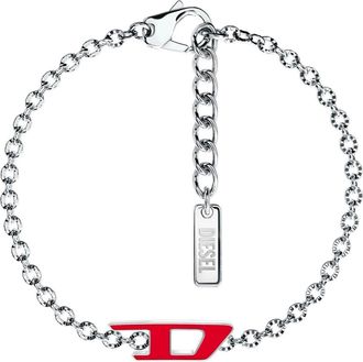 Diesel Stainless steel chain bracelet - Bracelets - Unisex - Silver