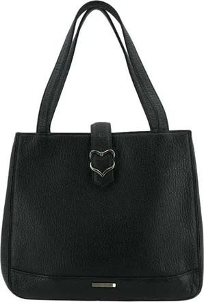 Saint Laurent Leather Tote Bag Heart Tote (Authentic Pre-Loved)