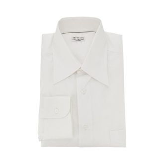 Brunello Cucinelli Twill shirt Man M