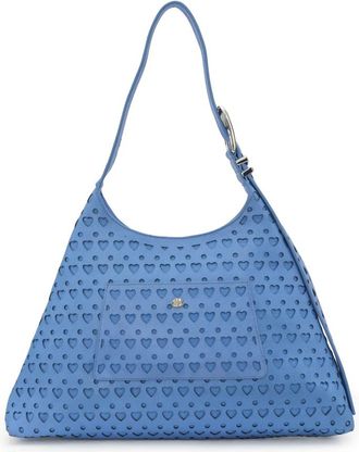 Fab By Fabienne Chapot Jozia Lasercut Tas - Dames - Schoudertassen - Blauw - ONE Size - Leer - Tassen