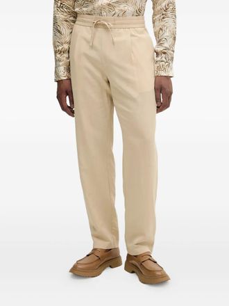 Marciano Daniel drawstring trousers - men - Lyocell/Linen/Flax/Cotton - 56 - Neutrals
