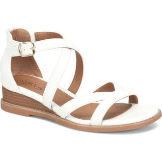 S&ouml;fft Mysti Sandal in White at Nordstrom Rack, Size 7.5